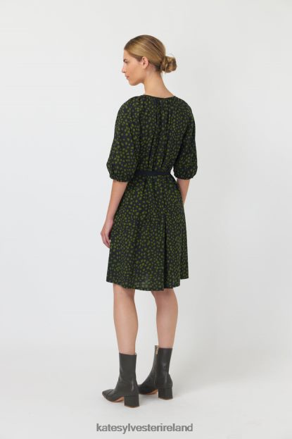 Clothing Black Kate Sylvester Women Pebbles smock dress J4V2R133