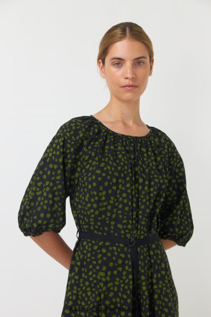 Clothing Black Kate Sylvester Women Pebbles smock dress J4V2R133