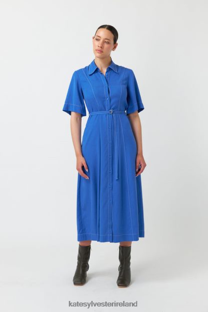 Clothing Blue Kate Sylvester Women Bernadette shirt dress J4V2R123