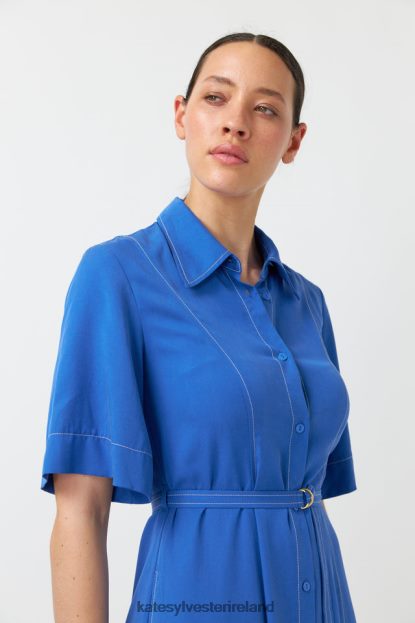 Clothing Blue Kate Sylvester Women Bernadette shirt dress J4V2R123