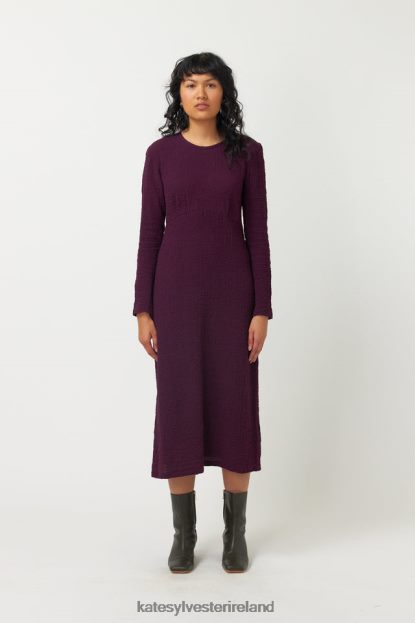 Clothing Bordeaux Kate Sylvester Women Crinkle Dress J4V2R53