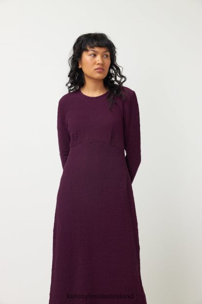 Clothing Bordeaux Kate Sylvester Women Crinkle Dress J4V2R53
