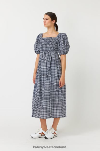 Clothing Ink Kate Sylvester Women Gingham shirred dress J4V2R139
