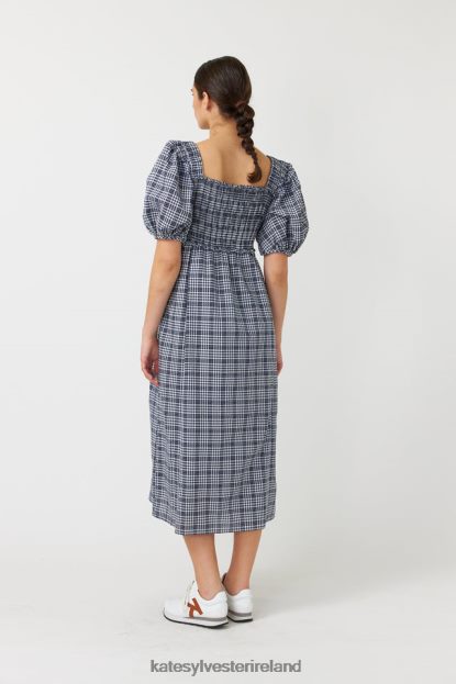 Clothing Ink Kate Sylvester Women Gingham shirred dress J4V2R139