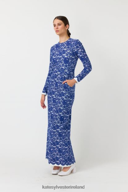 Clothing Navy Kate Sylvester Women Rose maxi dress J4V2R90