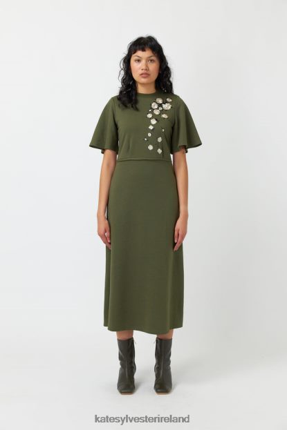 Clothing Olive Kate Sylvester Women Falling roses dress J4V2R93