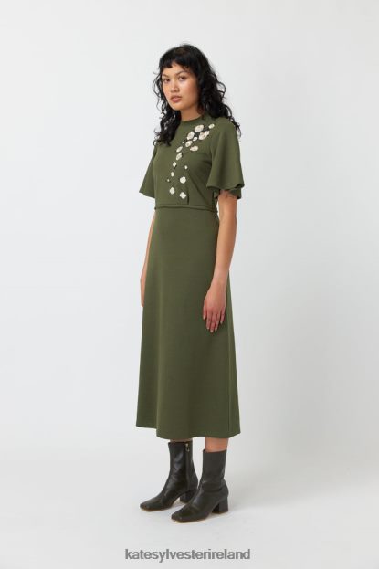 Clothing Olive Kate Sylvester Women Falling roses dress J4V2R93