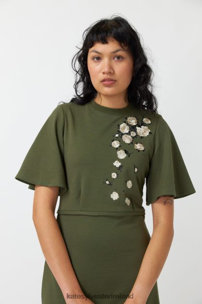 Clothing Olive Kate Sylvester Women Falling roses dress J4V2R93
