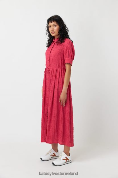 Clothing Pink Kate Sylvester Women Seersucker shirt dress J4V2R149