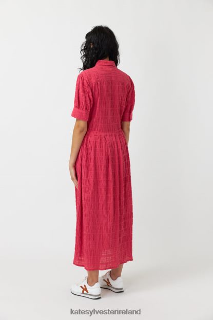Clothing Pink Kate Sylvester Women Seersucker shirt dress J4V2R149