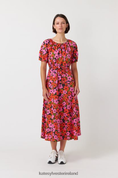Clothing Pink orange Kate Sylvester Women Pop dress J4V2R150