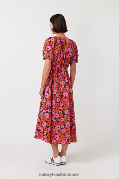 Clothing Pink orange Kate Sylvester Women Pop dress J4V2R150