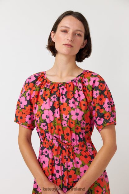 Clothing Pink orange Kate Sylvester Women Pop dress J4V2R150