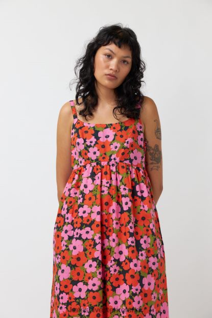 Clothing Pink orange Kate Sylvester Women Pop sundress J4V2R151