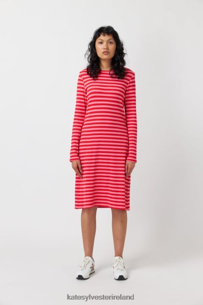 Clothing Pink stripe Kate Sylvester Women Stripey dress J4V2R152