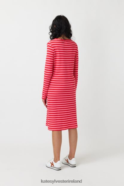Clothing Pink stripe Kate Sylvester Women Stripey dress J4V2R152
