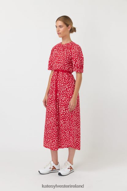 Clothing Red Kate Sylvester Women Pebbles dress J4V2R146