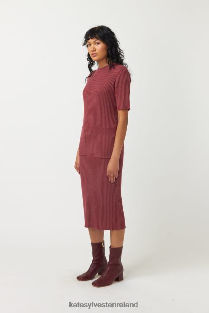 Clothing Rose Kate Sylvester Women Ribbed Dress J4V2R44