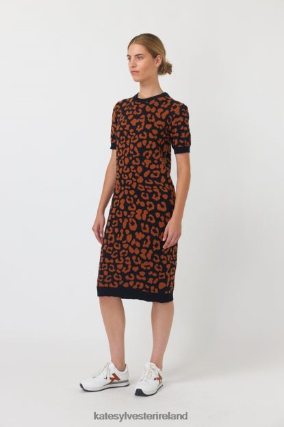 Clothing Tobacco Kate Sylvester Women Leopard dress J4V2R142
