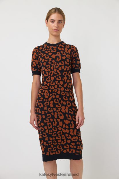 Clothing Tobacco Kate Sylvester Women Leopard dress J4V2R142