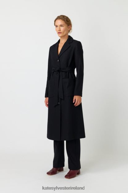 Clothing Black Kate Sylvester Women Marlene coat J4V2R274