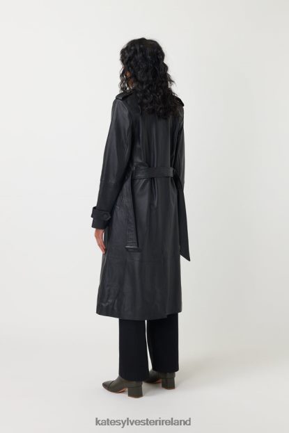 Clothing Black Kate Sylvester Women Miller Coat J4V2R8