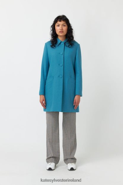 Clothing Dusky blue Kate Sylvester Women Flannel coat J4V2R263