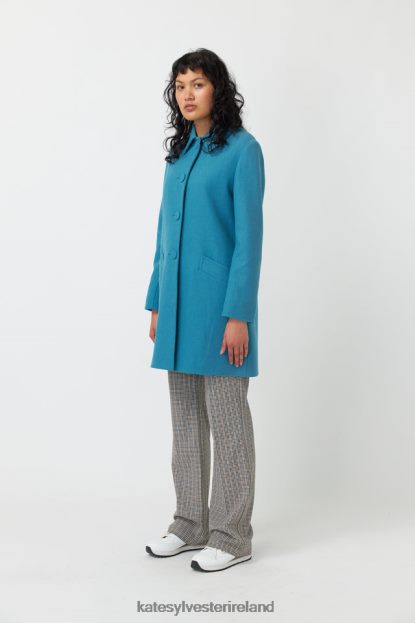 Clothing Dusky blue Kate Sylvester Women Flannel coat J4V2R263