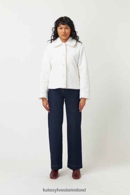 Clothing Ivory Kate Sylvester Women Lamby Jacket J4V2R5