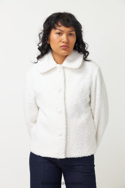 Clothing Ivory Kate Sylvester Women Lamby Jacket J4V2R5