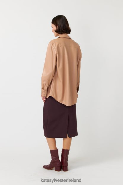 Clothing Latte Kate Sylvester Women Frances overshirt J4V2R281