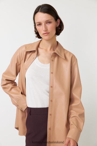 Clothing Latte Kate Sylvester Women Frances overshirt J4V2R281