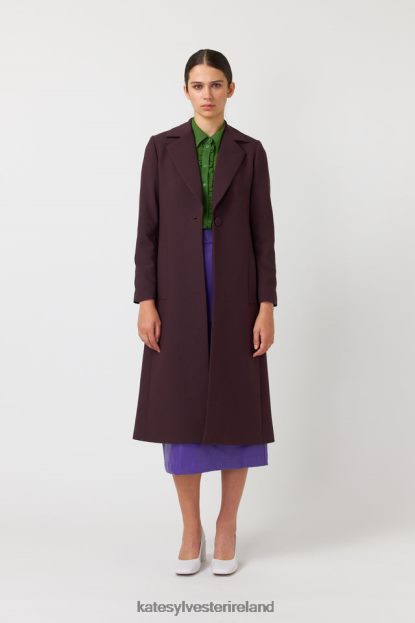 Clothing Mahogany Kate Sylvester Women Connor coat J4V2R278
