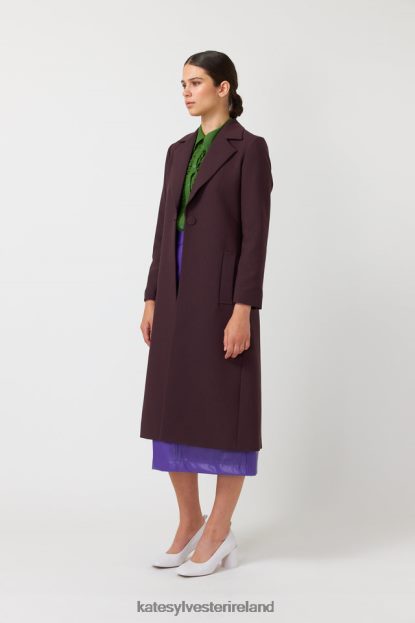 Clothing Mahogany Kate Sylvester Women Connor coat J4V2R278