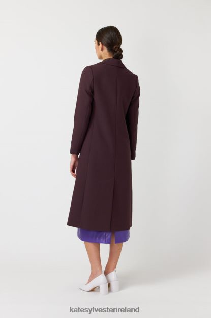 Clothing Mahogany Kate Sylvester Women Connor coat J4V2R278