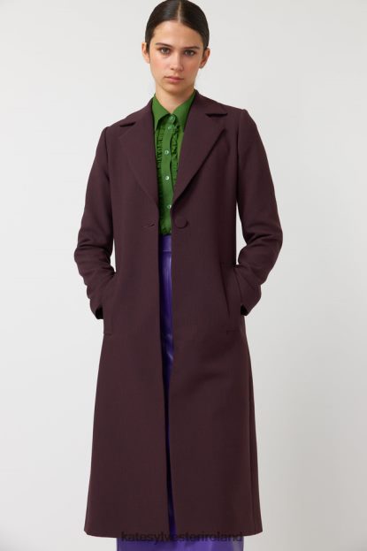 Clothing Mahogany Kate Sylvester Women Connor coat J4V2R278