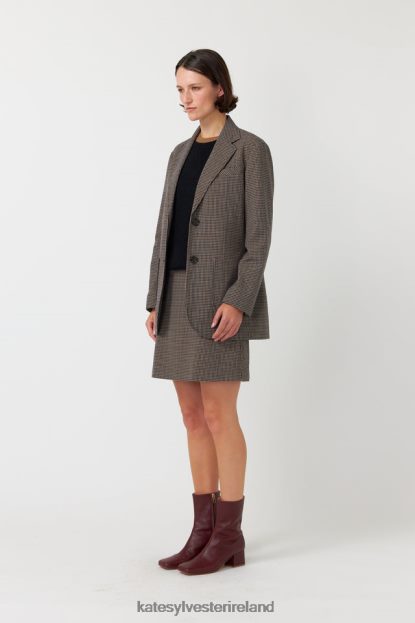 Clothing Mocha Kate Sylvester Women Checked blazer J4V2R271