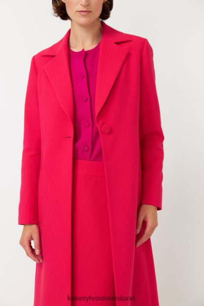 Clothing Pink Kate Sylvester Women Connor coat J4V2R276