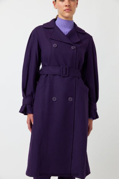 Clothing Purple Kate Sylvester Women Natalia trench J4V2R266