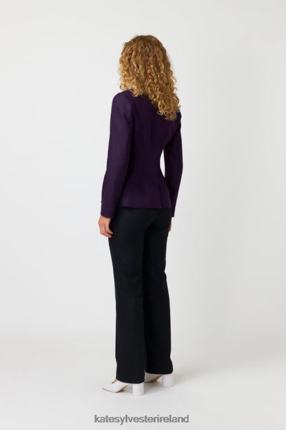 Clothing Purple Kate Sylvester Women Stella blazer J4V2R267