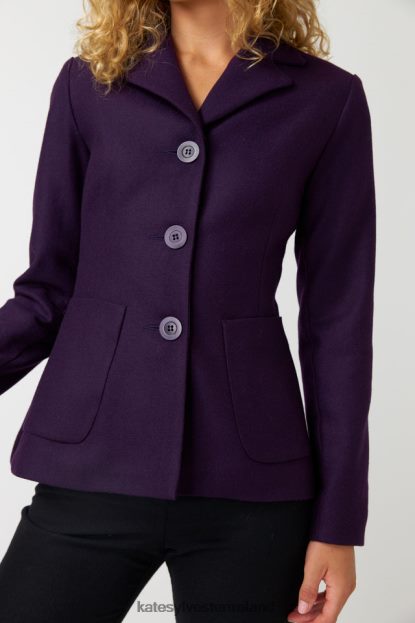 Clothing Purple Kate Sylvester Women Stella blazer J4V2R267