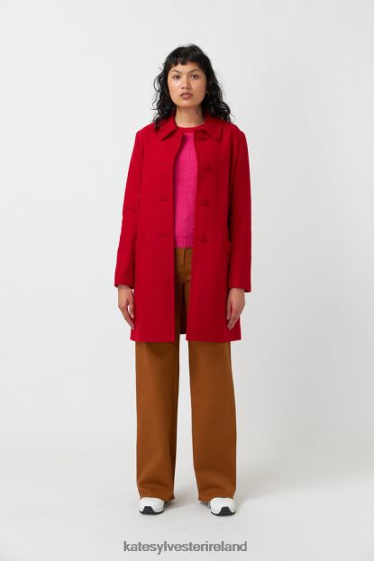 Clothing Red Kate Sylvester Women Flannel coat J4V2R262