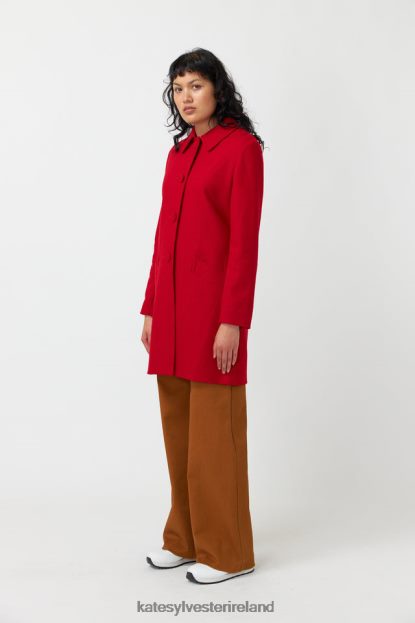 Clothing Red Kate Sylvester Women Flannel coat J4V2R262