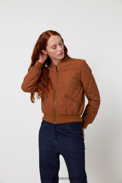 Clothing Tobacco Kate Sylvester Women Quilted bomber J4V2R68