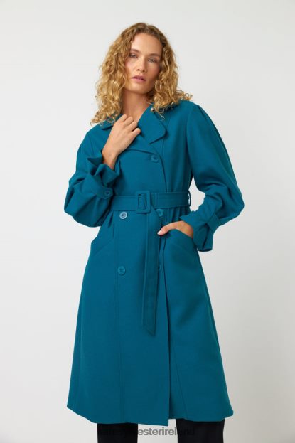 Clothing Turquoise Kate Sylvester Women Natalia trench J4V2R268