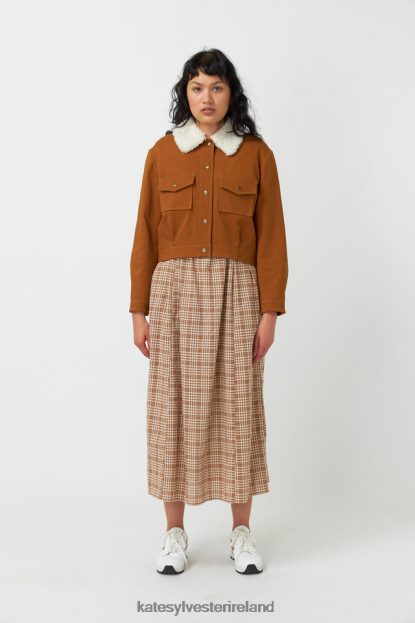 Clothing Whisky Kate Sylvester Women Denim shearling jacket J4V2R264