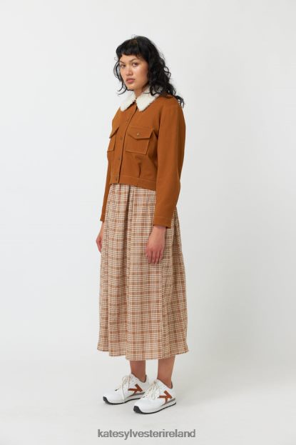 Clothing Whisky Kate Sylvester Women Denim shearling jacket J4V2R264