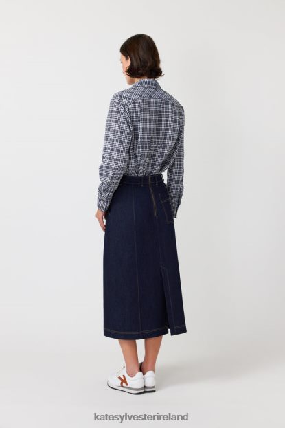 Clothing Indigo Kate Sylvester Women Denim skirt J4V2R302