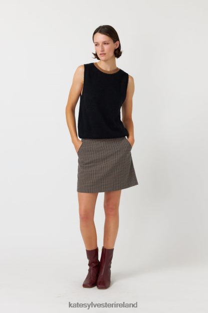 Clothing Mocha Kate Sylvester Women Checked mini skirt J4V2R292