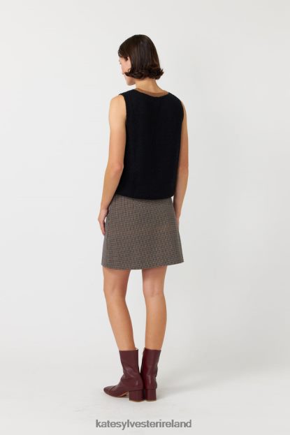 Clothing Mocha Kate Sylvester Women Checked mini skirt J4V2R292